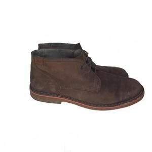 Men's Flexi‎ Brown Suede Chukka Boots - Stylish & Comfortable SIze 10